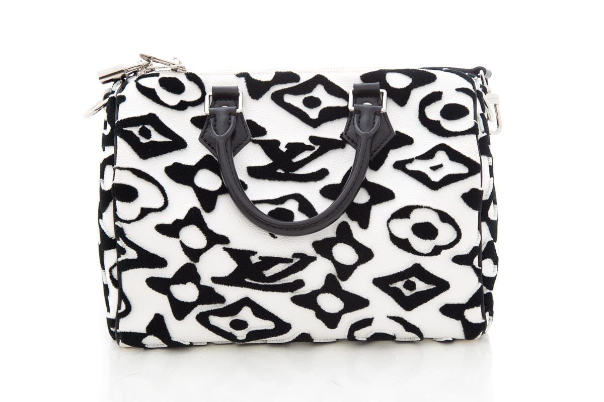 Louis Vuitton Bandouliere 25 Urs Fischer Black & White Handbag