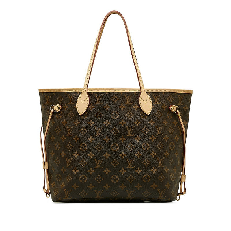 Louis Vuitton Monogram Newark MM Shoulder Bag Brown PVC Leather Louis Vuitton