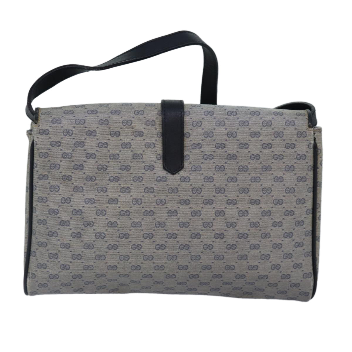 Gucci Leather Canvas Shoulder Bag