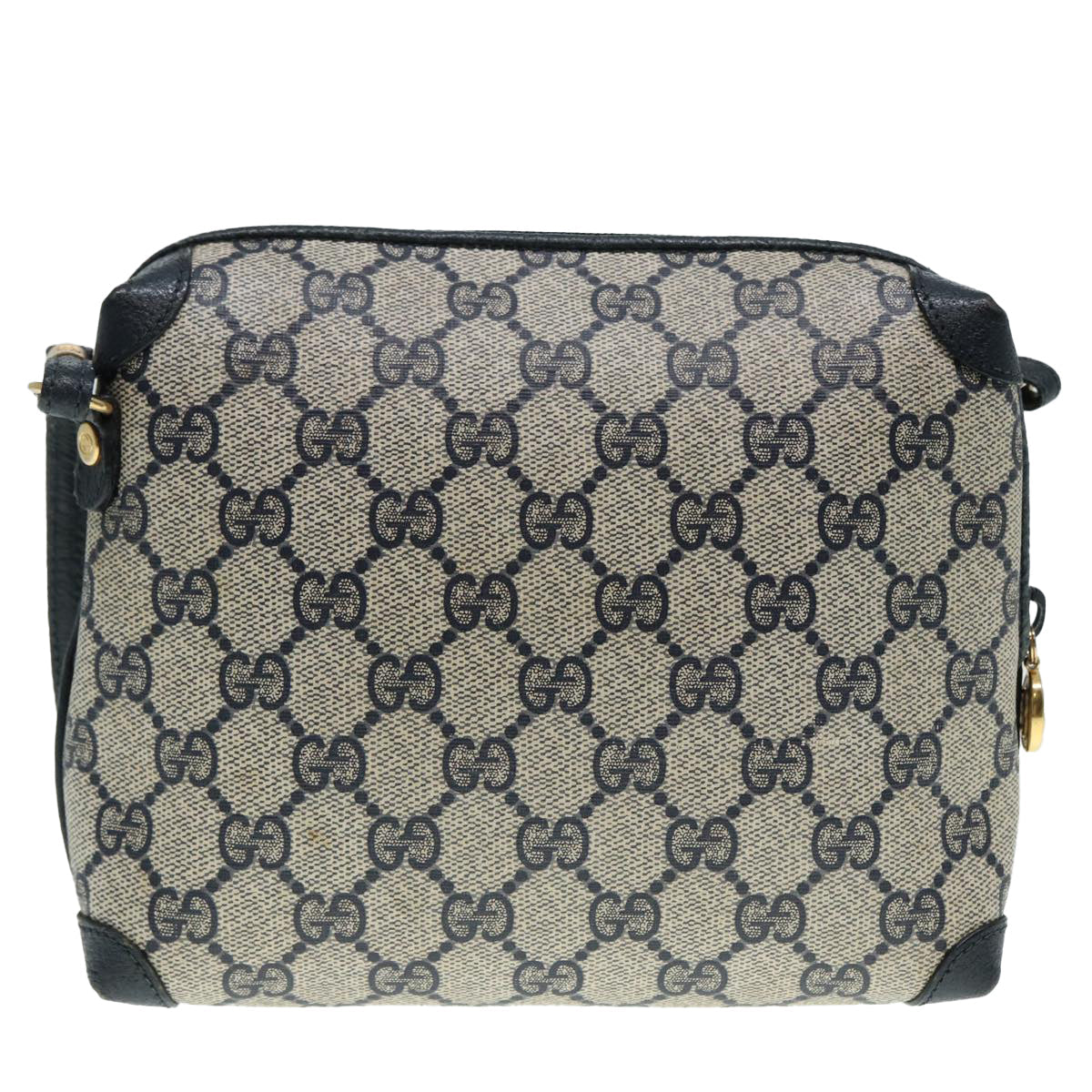 Gucci Leather Canvas Shoulder Bag