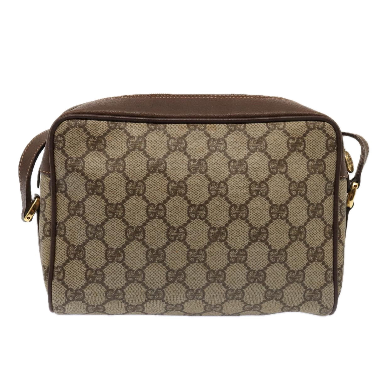 Gucci Leather Canvas Shoulder Bag
