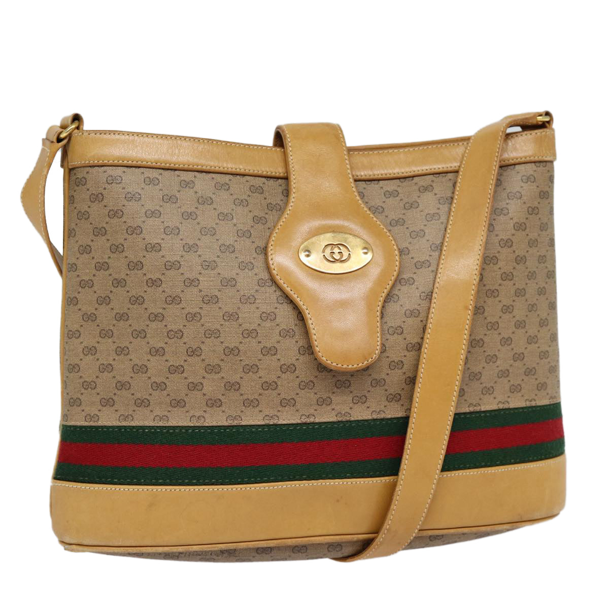 Gucci Canvas Shoulder Bag