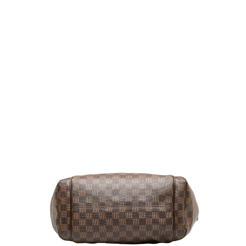 Louis Vuitton Damiere Toilet MM Shoulder Bag Brown PVC Leather Louis Vuitton