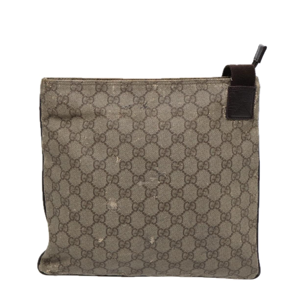Gucci Leather Canvas Shoulder Bag