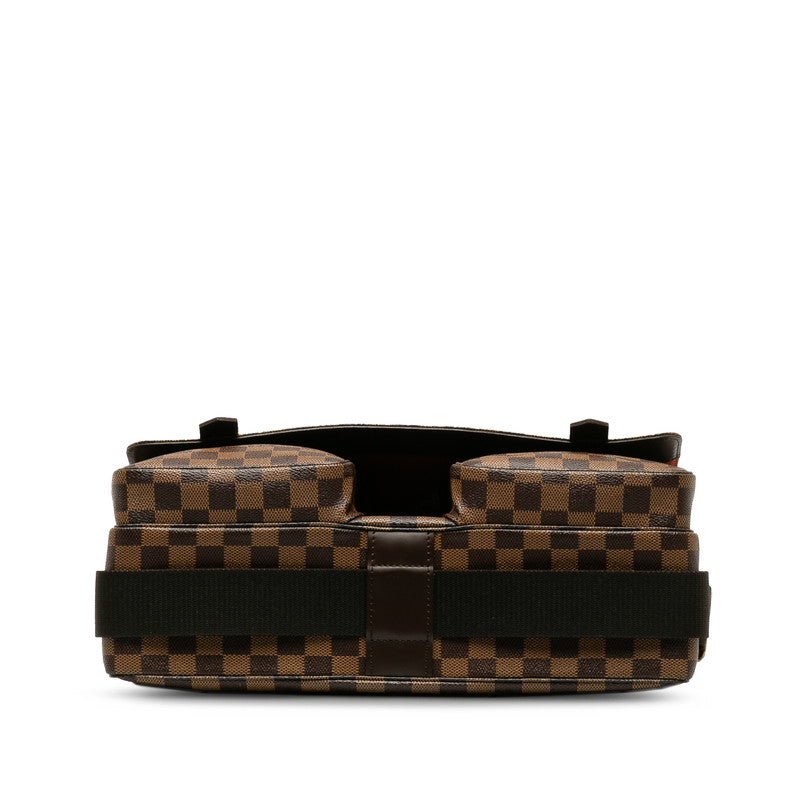 Louis Vuitton Damier Shoulder Bag PVC/Leather Brown