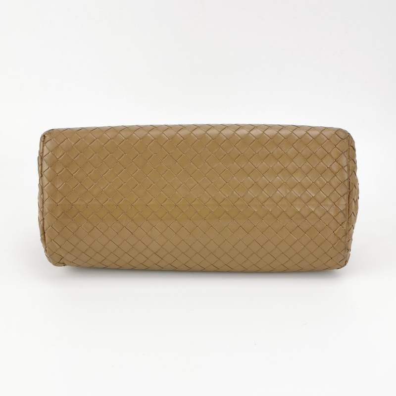 Bottega Veneta Roma Handbag Bag Intrecciato Nappa Leather Beige Large 35cm
