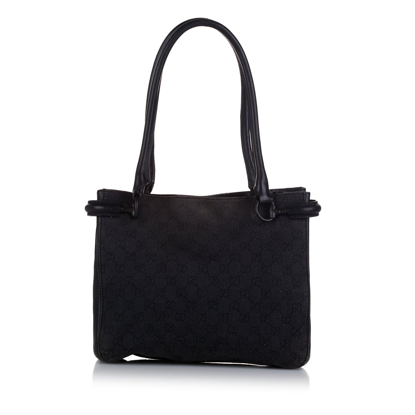 Gucci Leather Canvas Tote