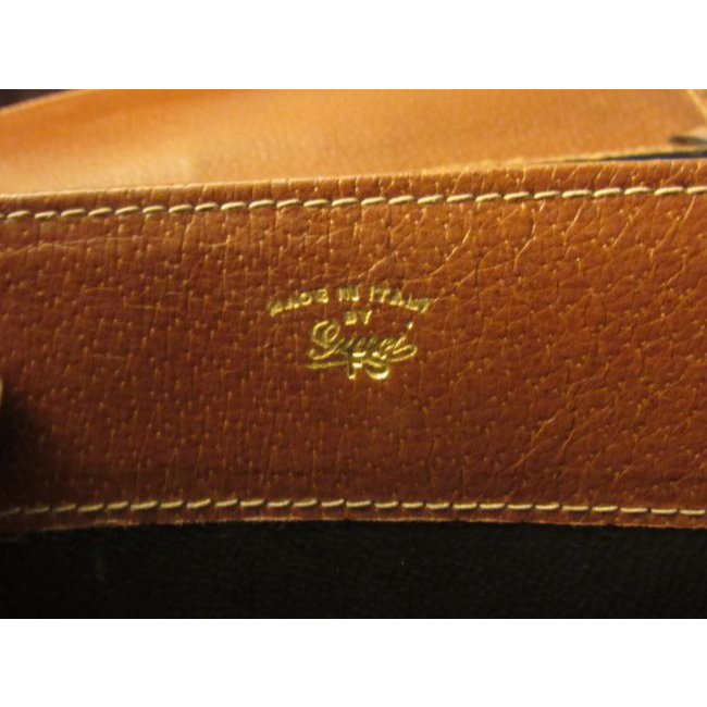 Gucci Envelope Lou Leather Canvas Shoulder Bag