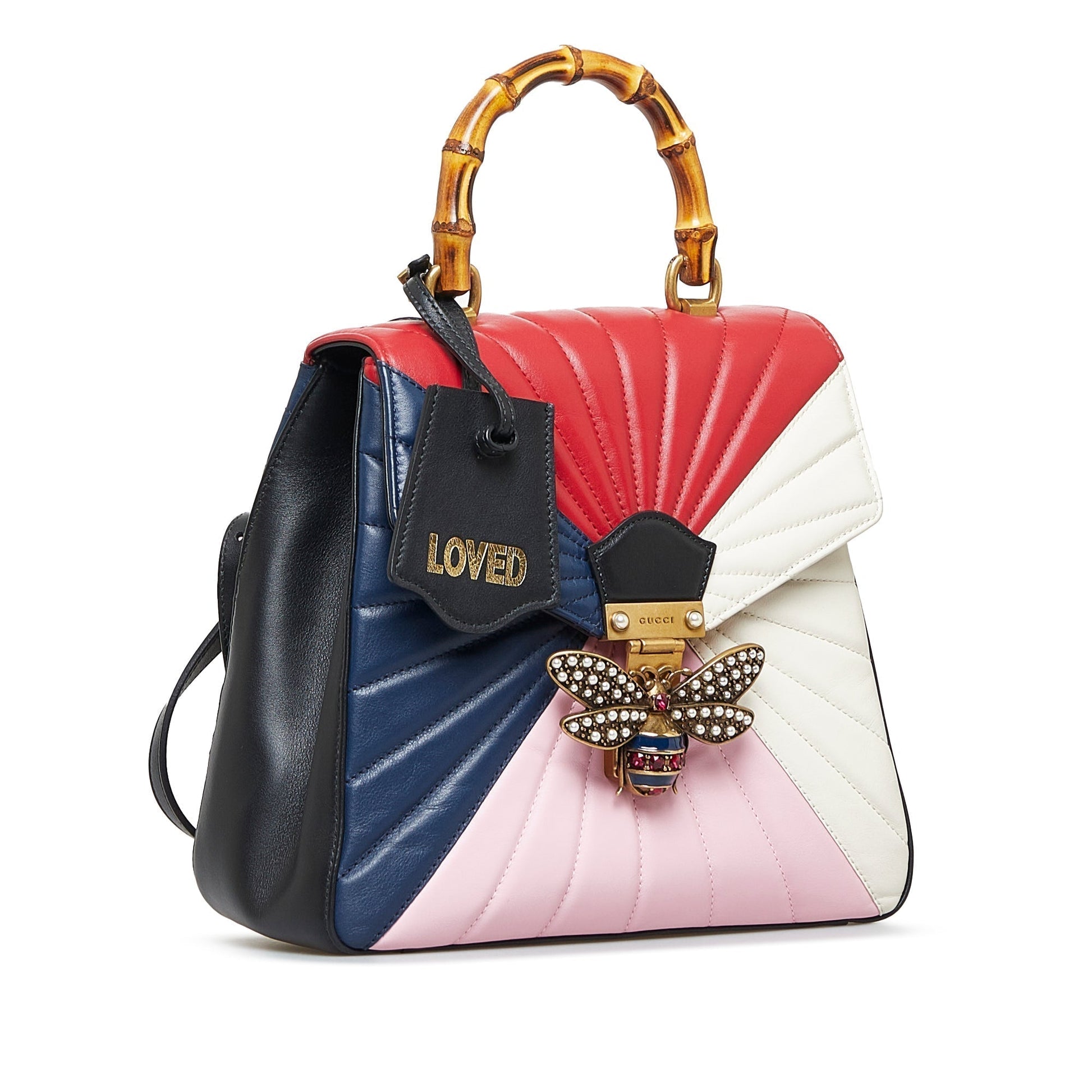 Gucci Bamboo Leather Shoulder Bag Style 1