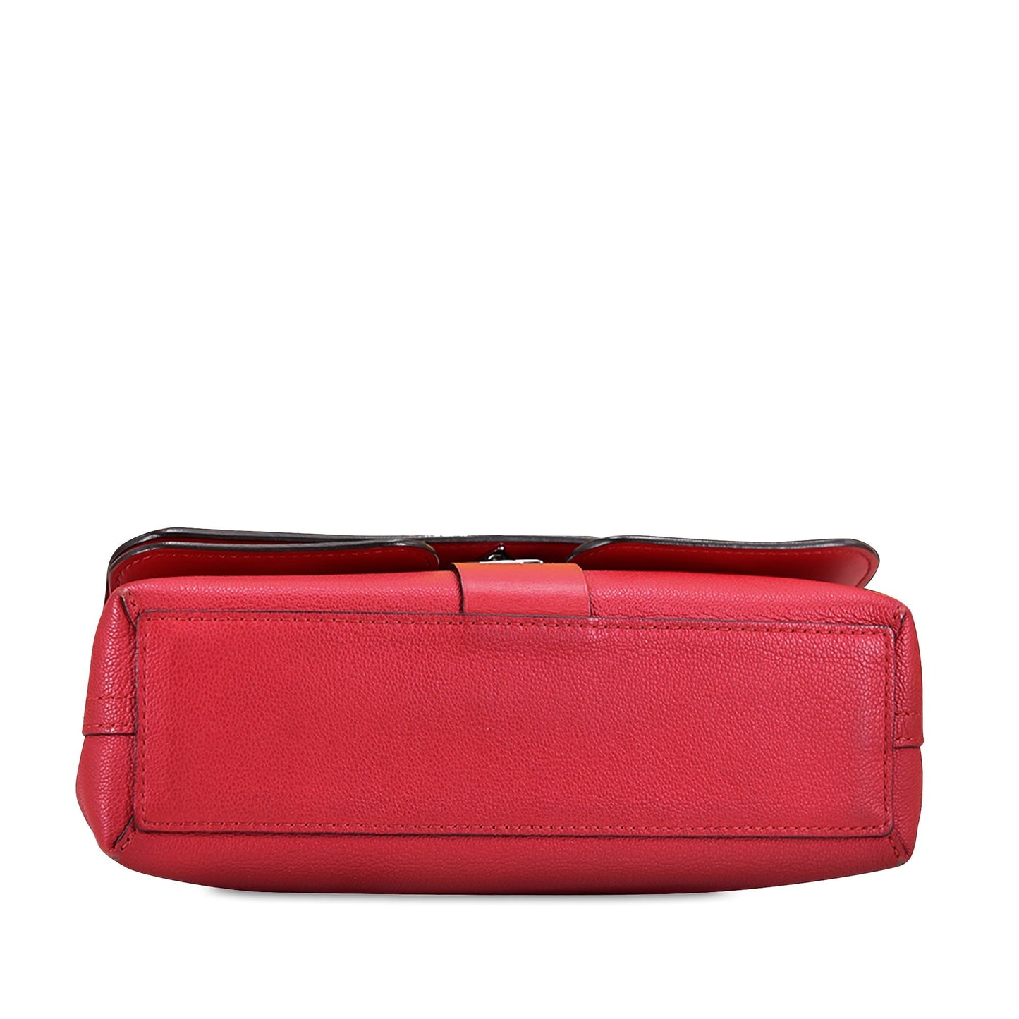 Red Louis Vuitton Monogram Cuir Plume Ecume Very Chain Bag Satchel