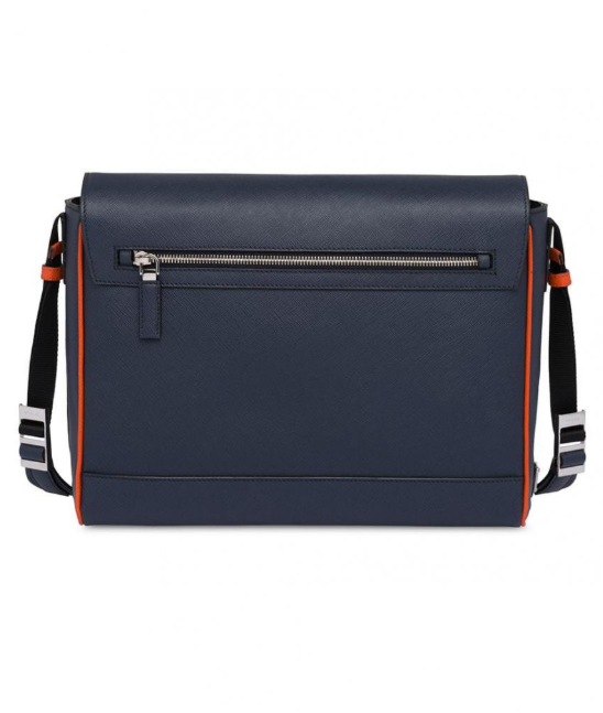 Prada Saffiano Leather Shoulder Bag Orange