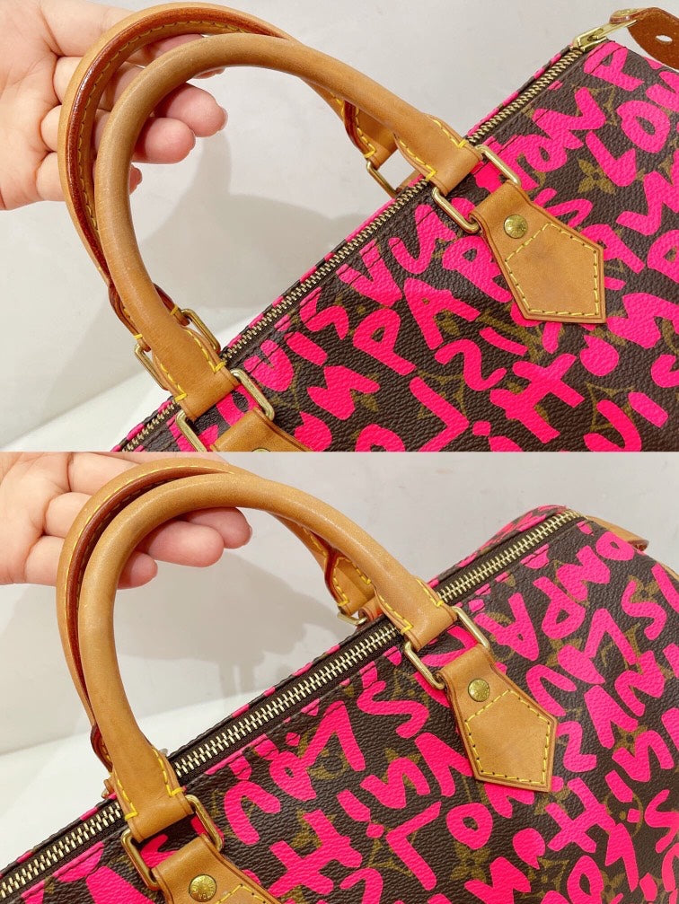 Louis Vuitton Handbag Limited Edition Monogram Graffiti 30
