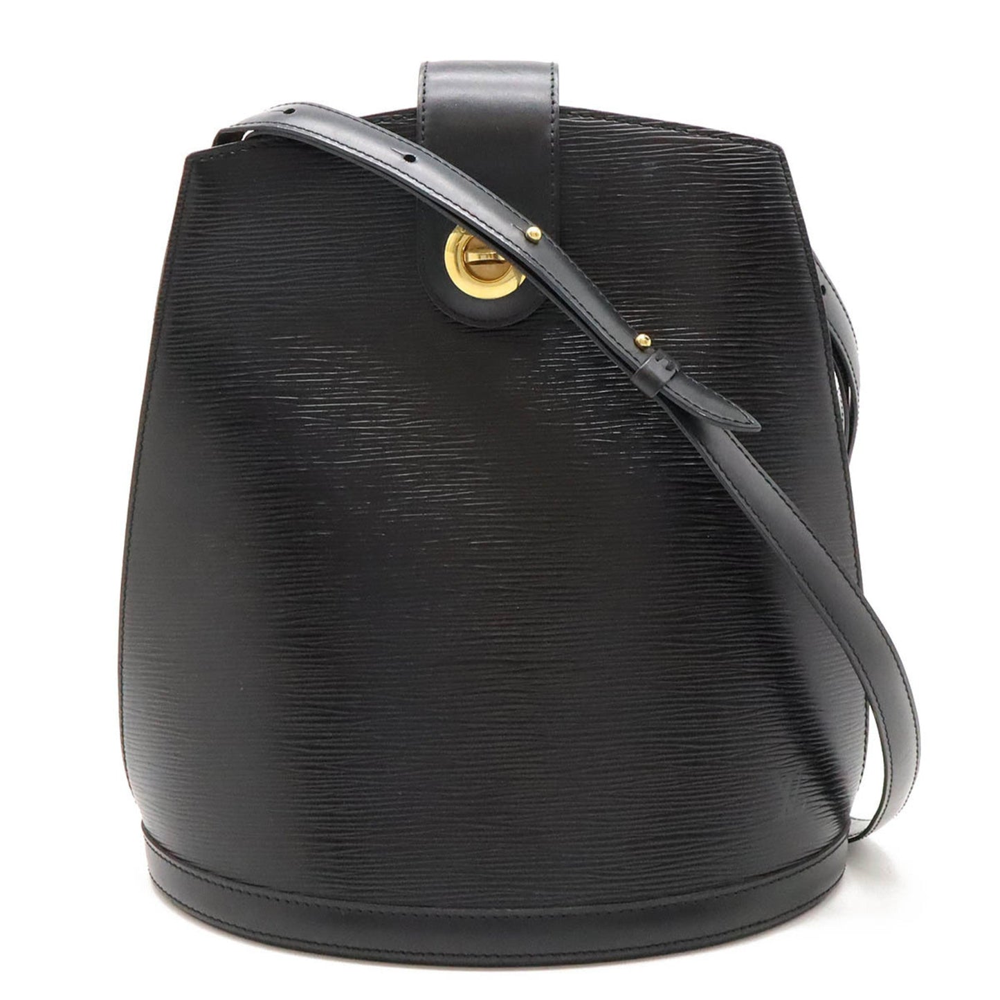 Louis Vuitton Noir Epi Leather Shoulder Bag