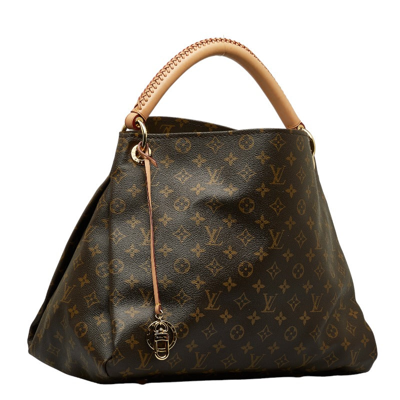 Louis Vuitton Monogram Artsy MM Bag Brown PVC Leather Louis Vuitton