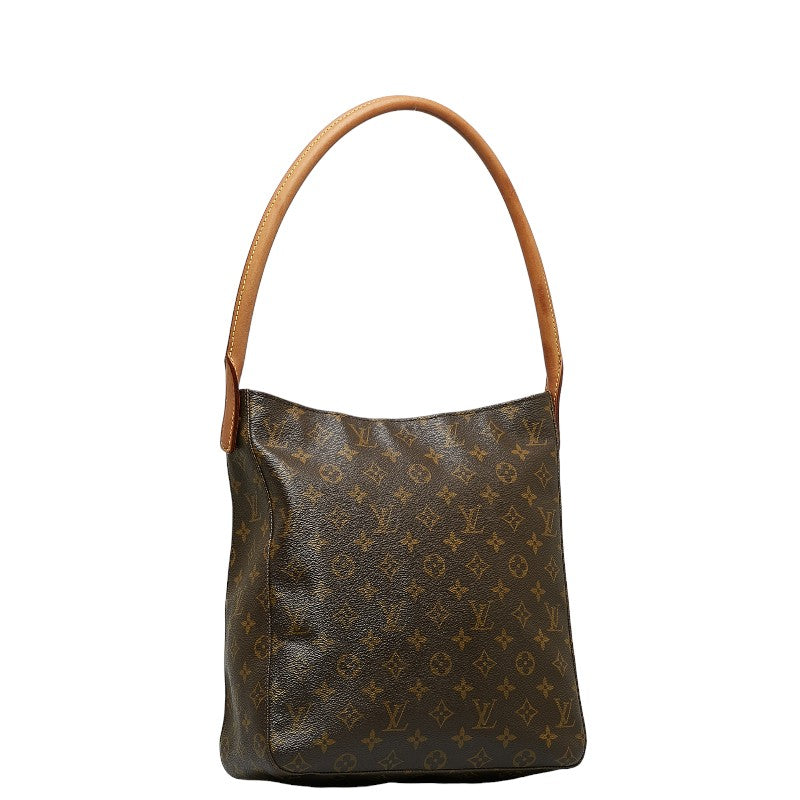 Louis Vuitton Monogram Looping GM Shoulder Bag Brown PVC Leather Louis Vuitton