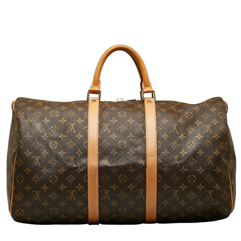 Louis Vuitton Keepall 50 Boston Bag Travel Bag Brown
