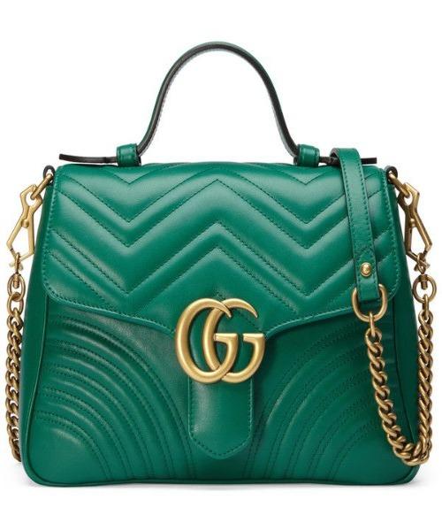 Gucci Monogram Chain Leather Crossbody