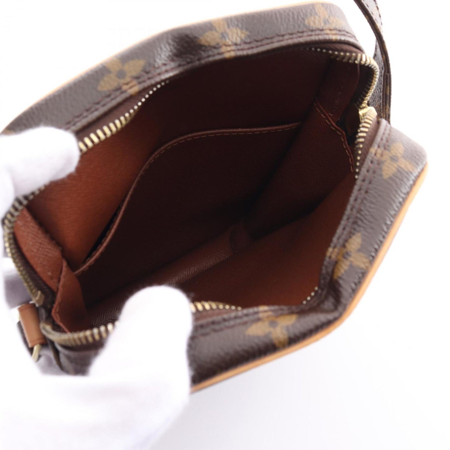 Louis Vuitton Coated Canvas Monogram Pvc Leather Shoulder Bag