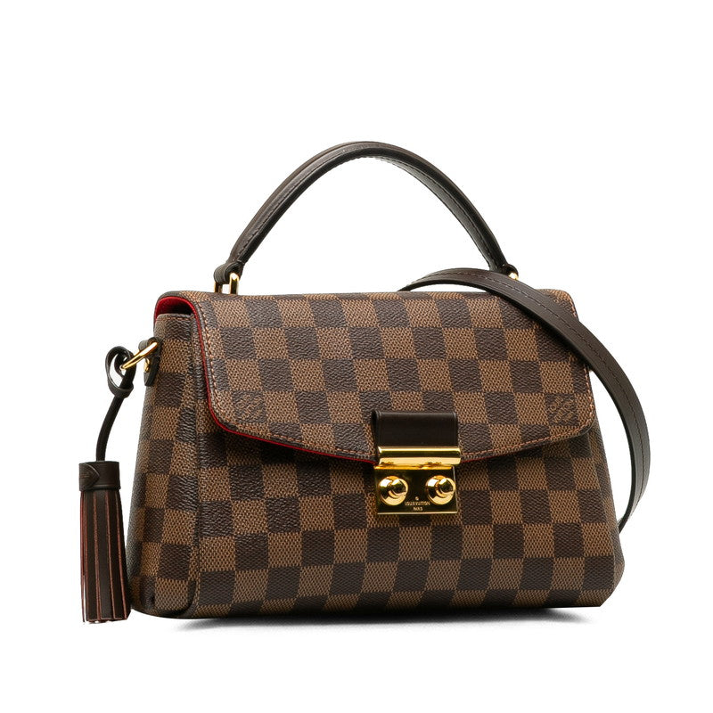 Louis Vuitton Louis Vuitton Damière Handbag PVC/Leather Brown
