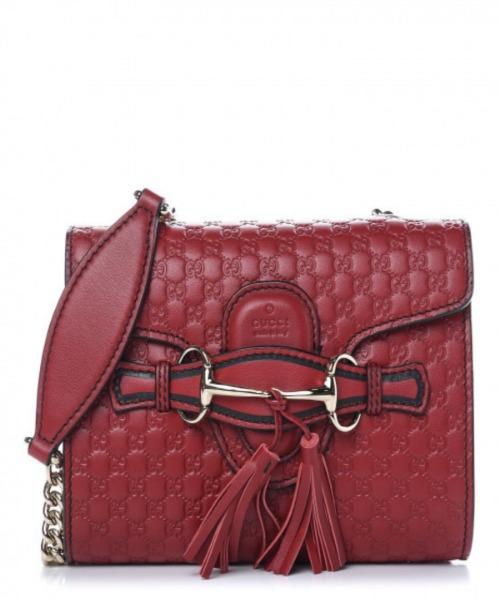 Gucci Monogram Chain Leather Crossbody