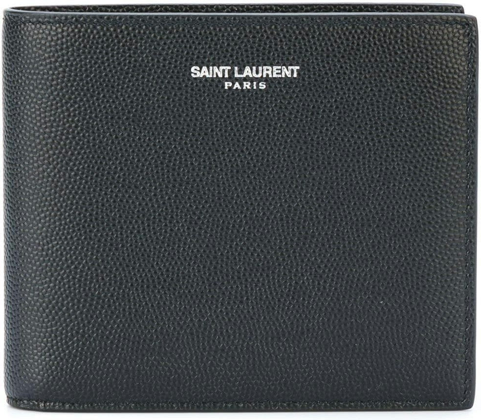 Luxury Saint Laurent Trending 2026 Men's East/west Wallet in Black | 396307BTY0N