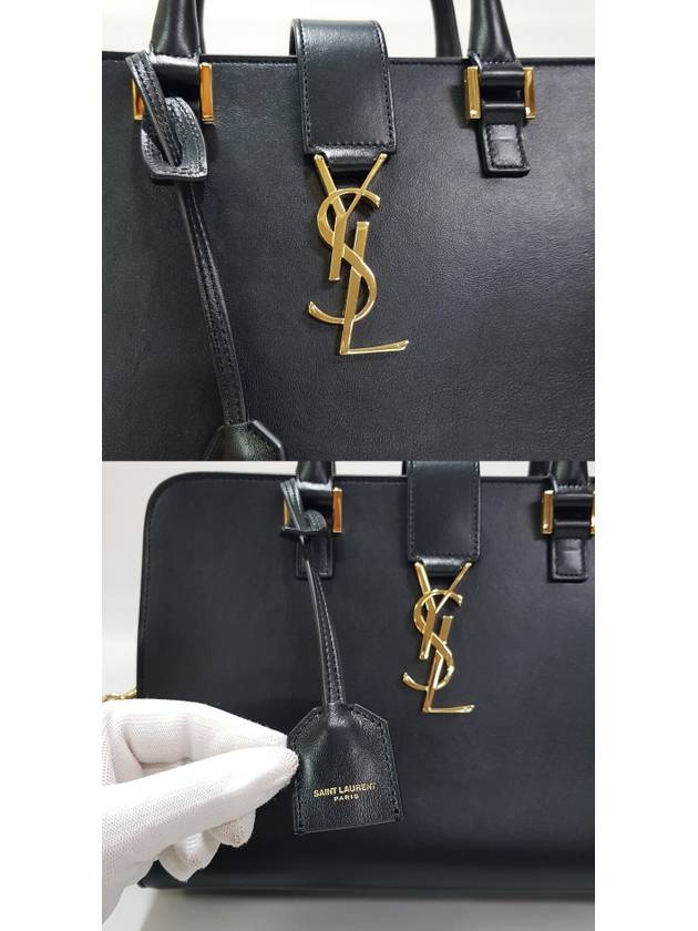 Luxury Saint Laurent Trending 2025 Vitello Cabas Tote Bag Small