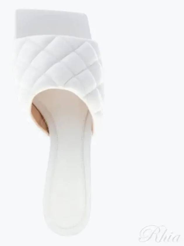 Luxury Bottega Veneta Padded Leather Mule White