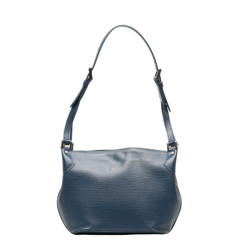 Louis Vuitton Epi Shoulder Bag Leather Blue