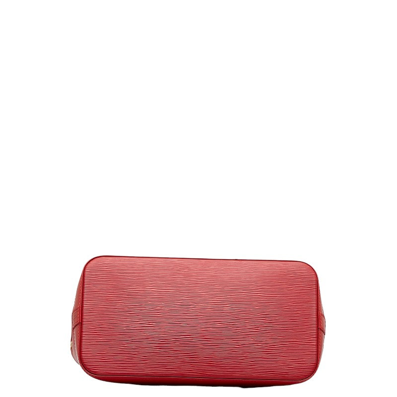 Louis Vuitton Epic Alma Bag Boston Bag Castilian Red Leather Louis Vuitton