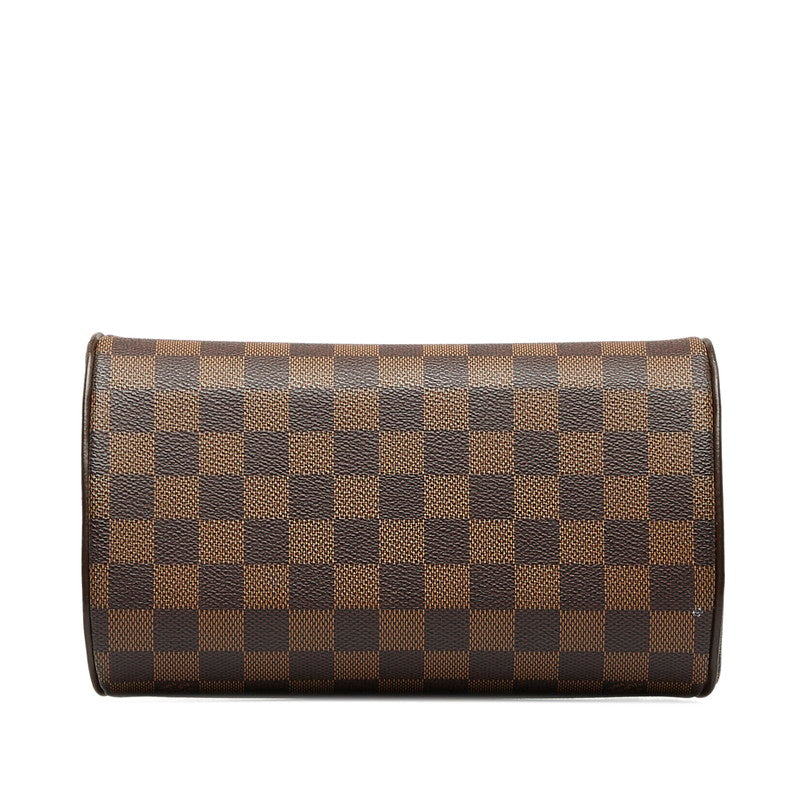 Louis Vuitton Damiere Rivera Mini Handbags Mini Boston Bag Brown PVC Leather Ladies Louis Vuitton