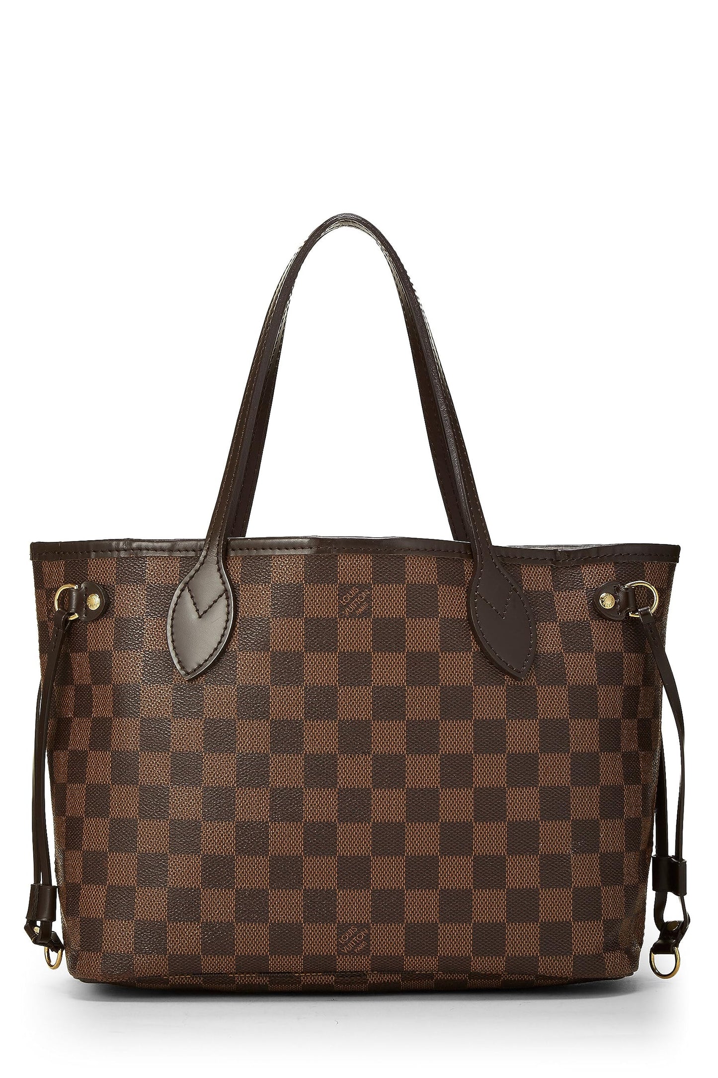 Louis Vuitton, Damier Ebene Neverfull PM, Brown