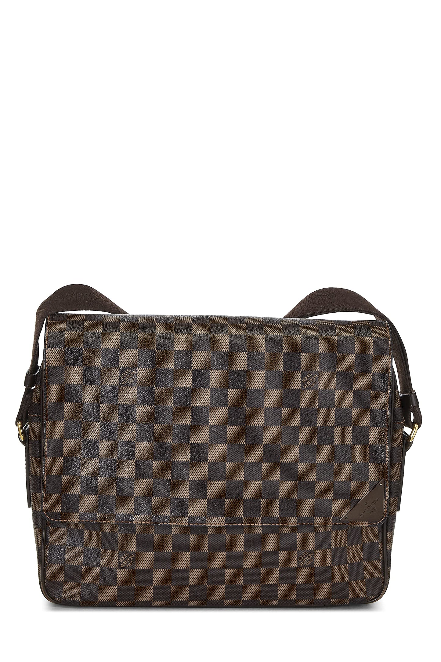 Louis Vuitton, Damier Ebene Shelton MM, Brown