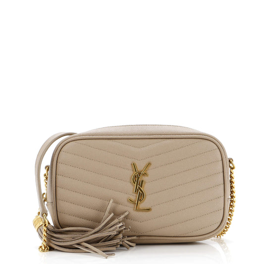 Luxury Saint Laurent Trending 2025 Lou Camera Bag Matelasse Chevron Leather Mini