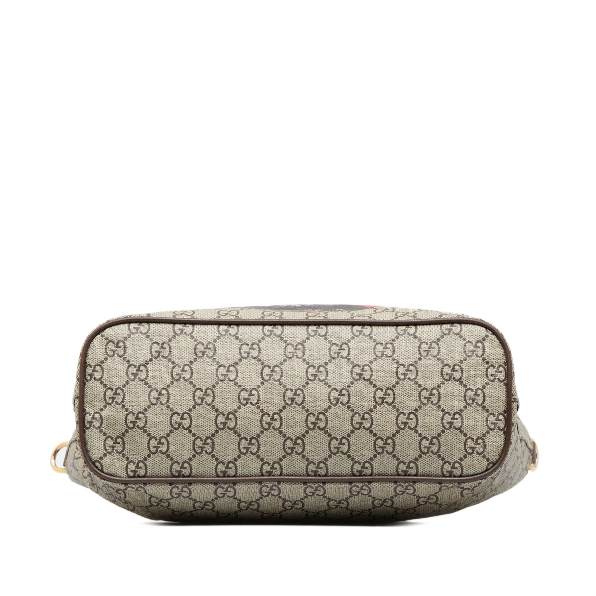 Gucci Leather Canvas Handbag