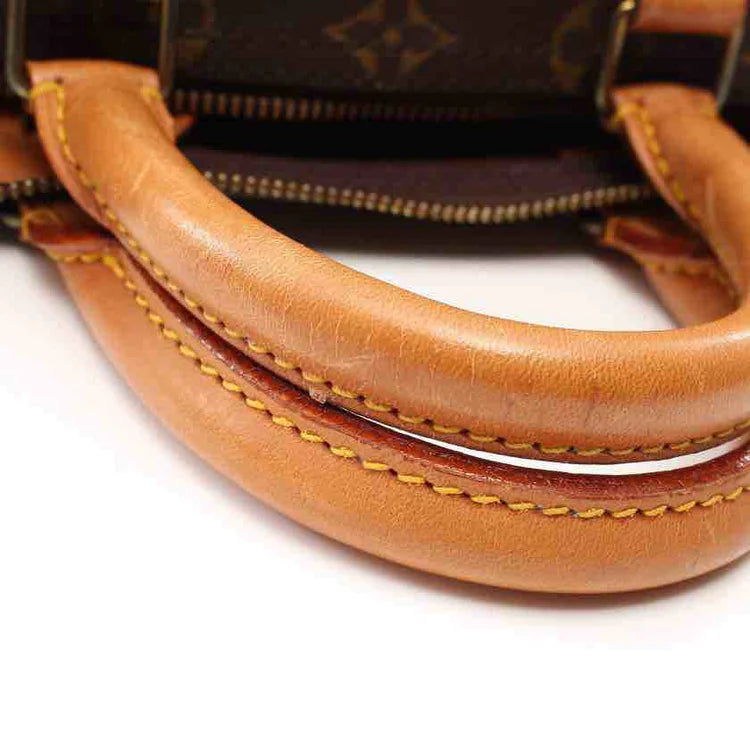 Louis Vuitton Monogram Handbag, Brown, Coated Canvas