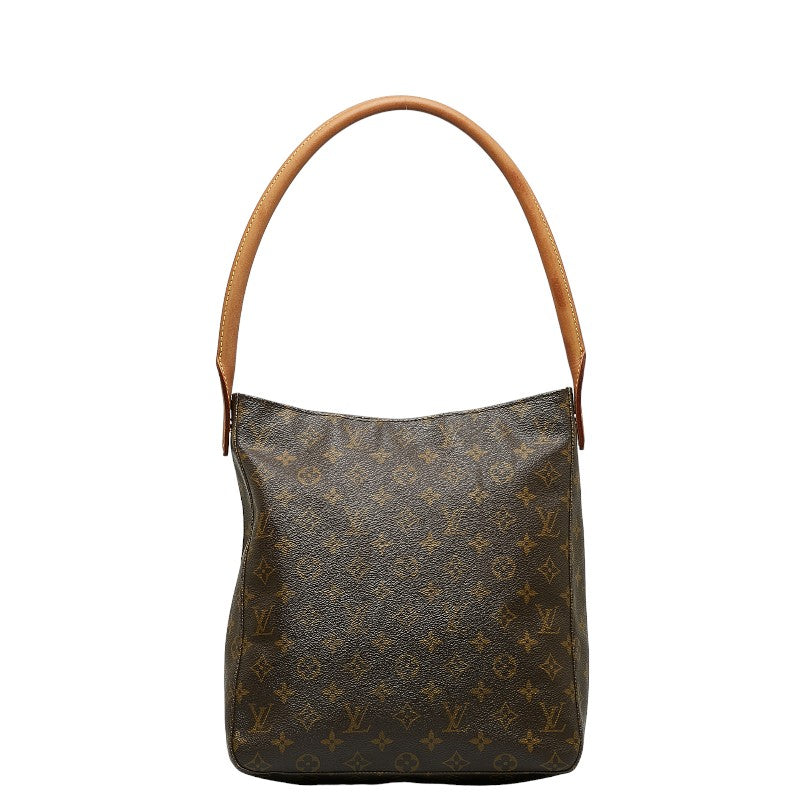 Louis Vuitton Monogram Looping GM Shoulder Bag Brown PVC Leather Louis Vuitton