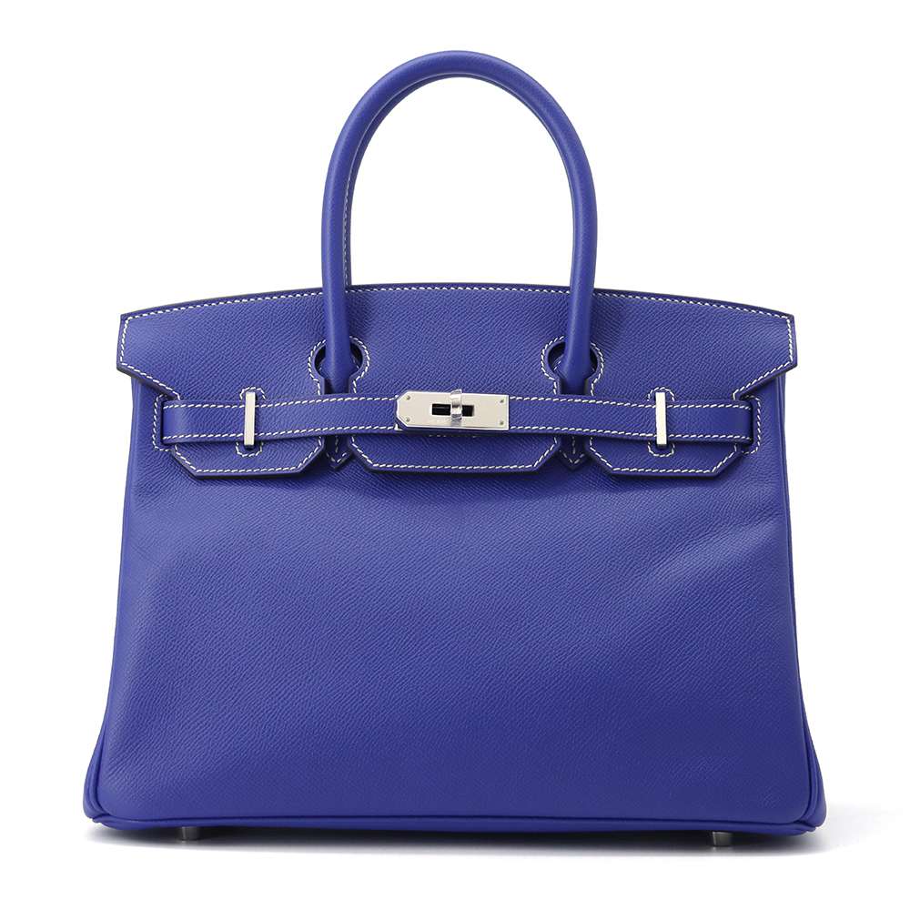 HERMES Birkin candy Blue Electric/ Mykonos Epsom Size 30