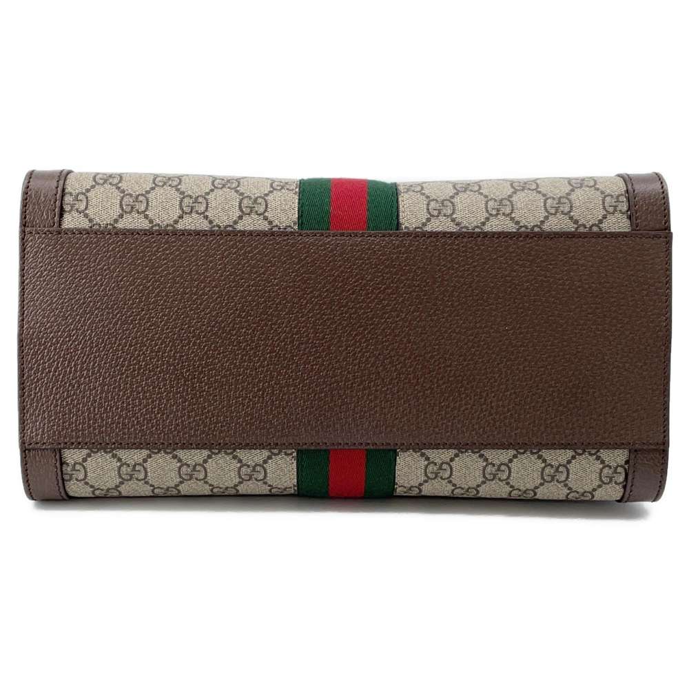 Gucci Leather Canvas Tote