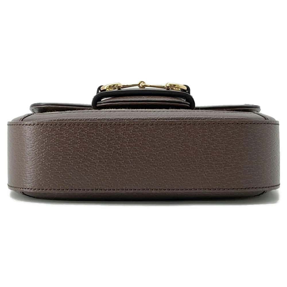 Gucci Leather Canvas Shoulder Bag