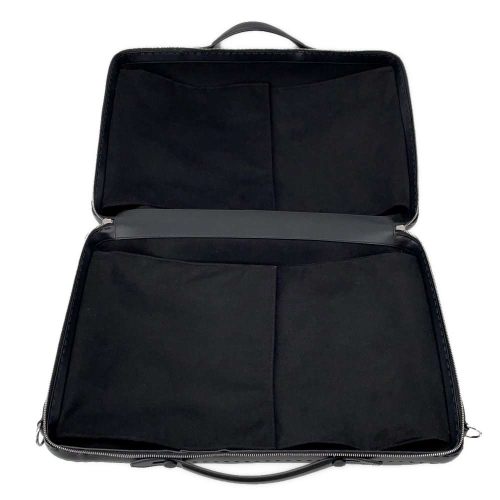 FENDI Large suitcase with FF logo Black 7VV158 Leather