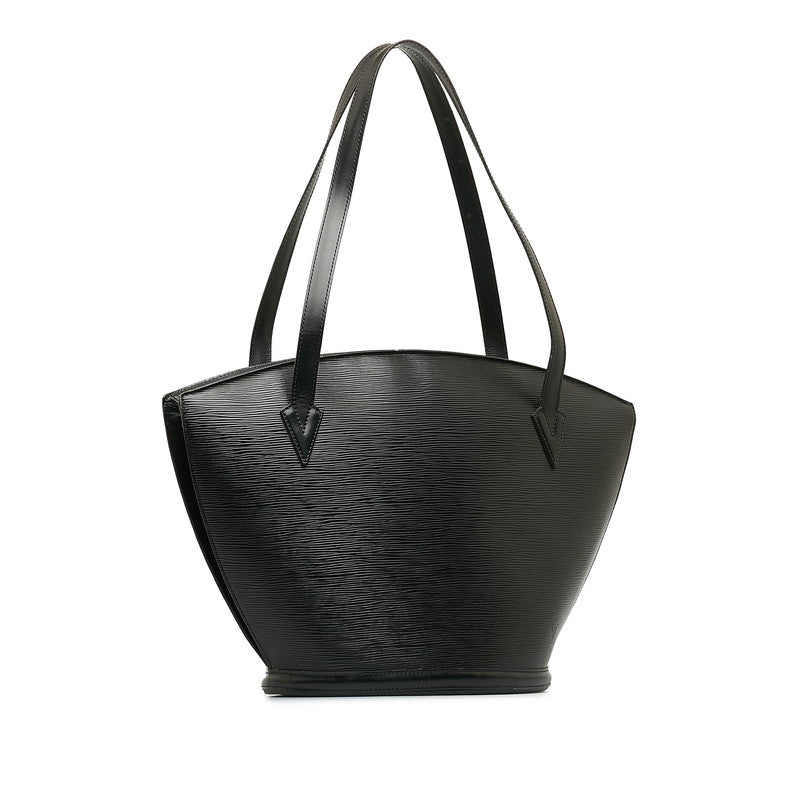 Louis Vuitton Epic Sanjack Shopping Handbag Noir Black Leather Lady Louis Vuitton