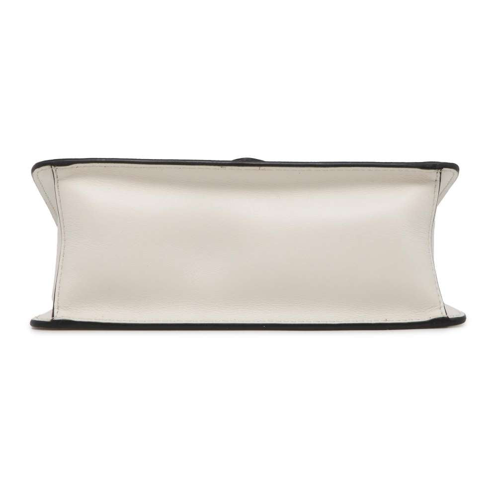 PRADA Saffiano Leather ChainShoulder Bag White Leather