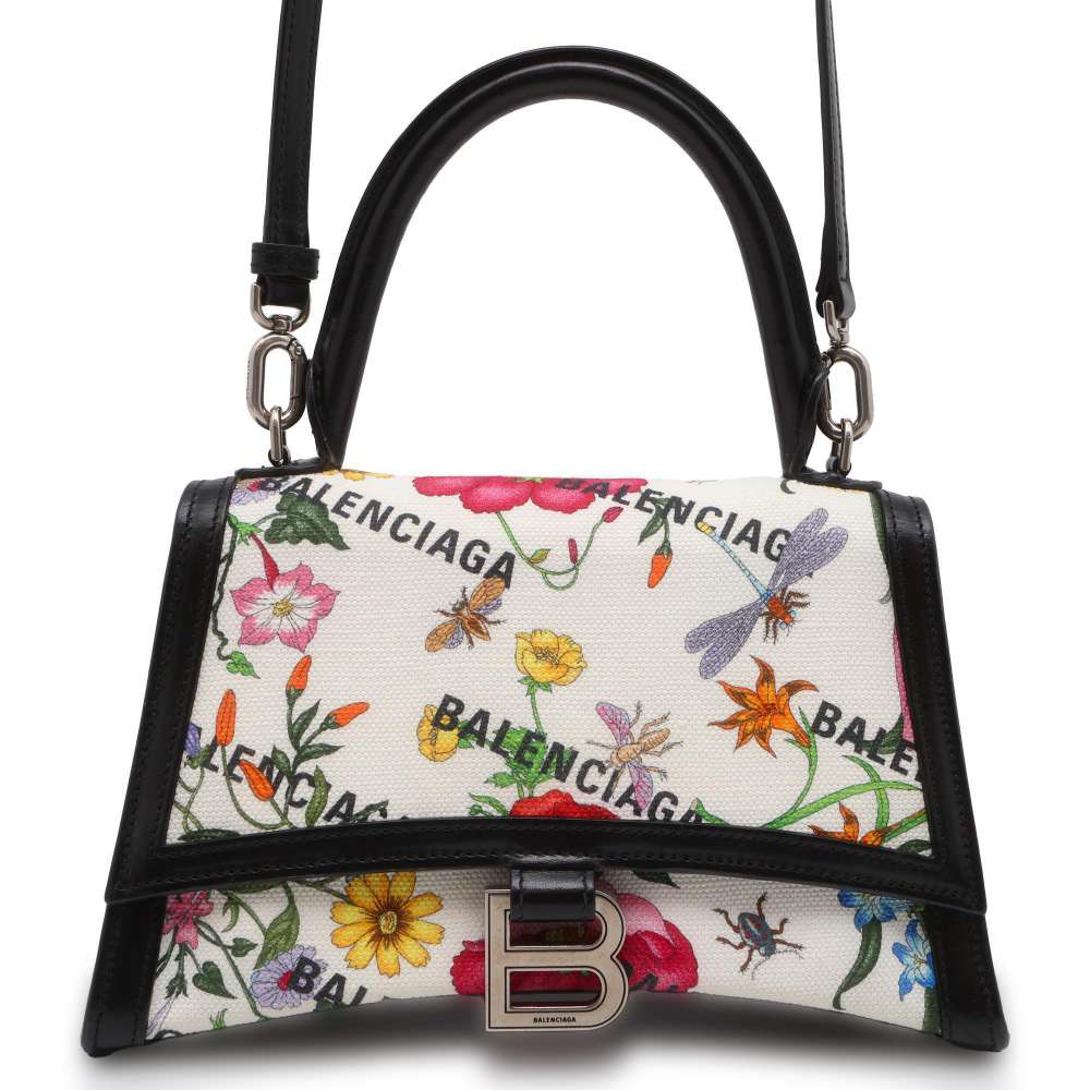 Gucci Leather Canvas Shoulder Bag