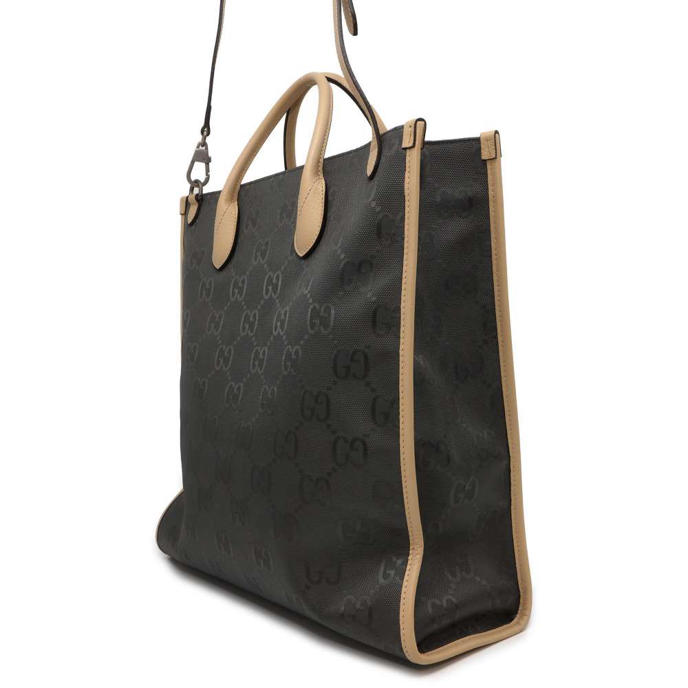 Gucci Nylon Leather Tote
