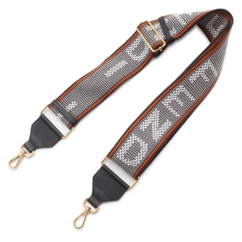 FENDI Strap you Black/White 8AV134 Canvas