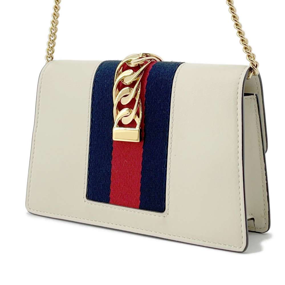 Gucci Chain Leather Shoulder Bag