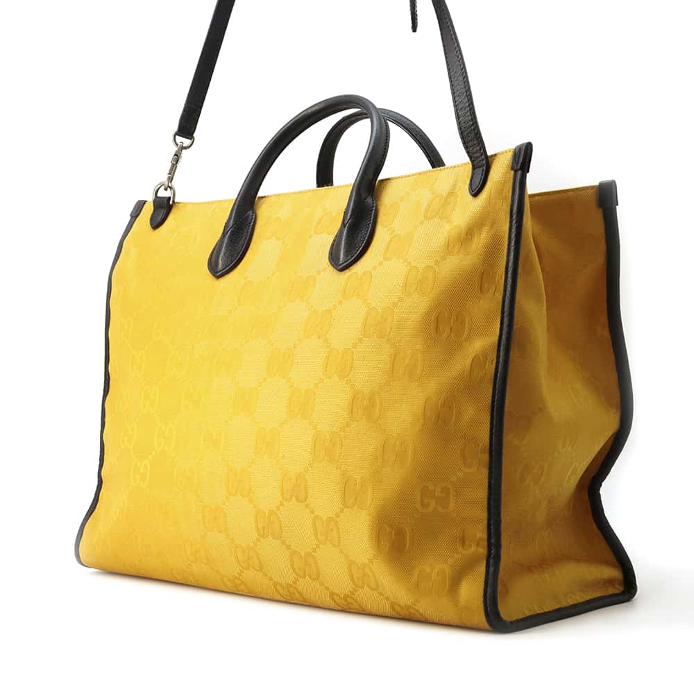 Gucci Nylon Leather Tote