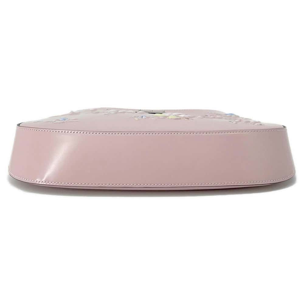 PRADA Cleo Shoulder Pink BrushedLeather Luxury Handbag