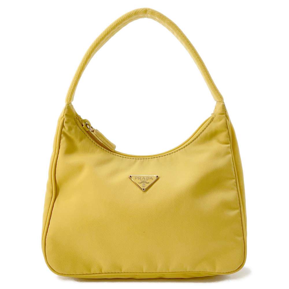 PRADA one belt Bag Yellow Nylon