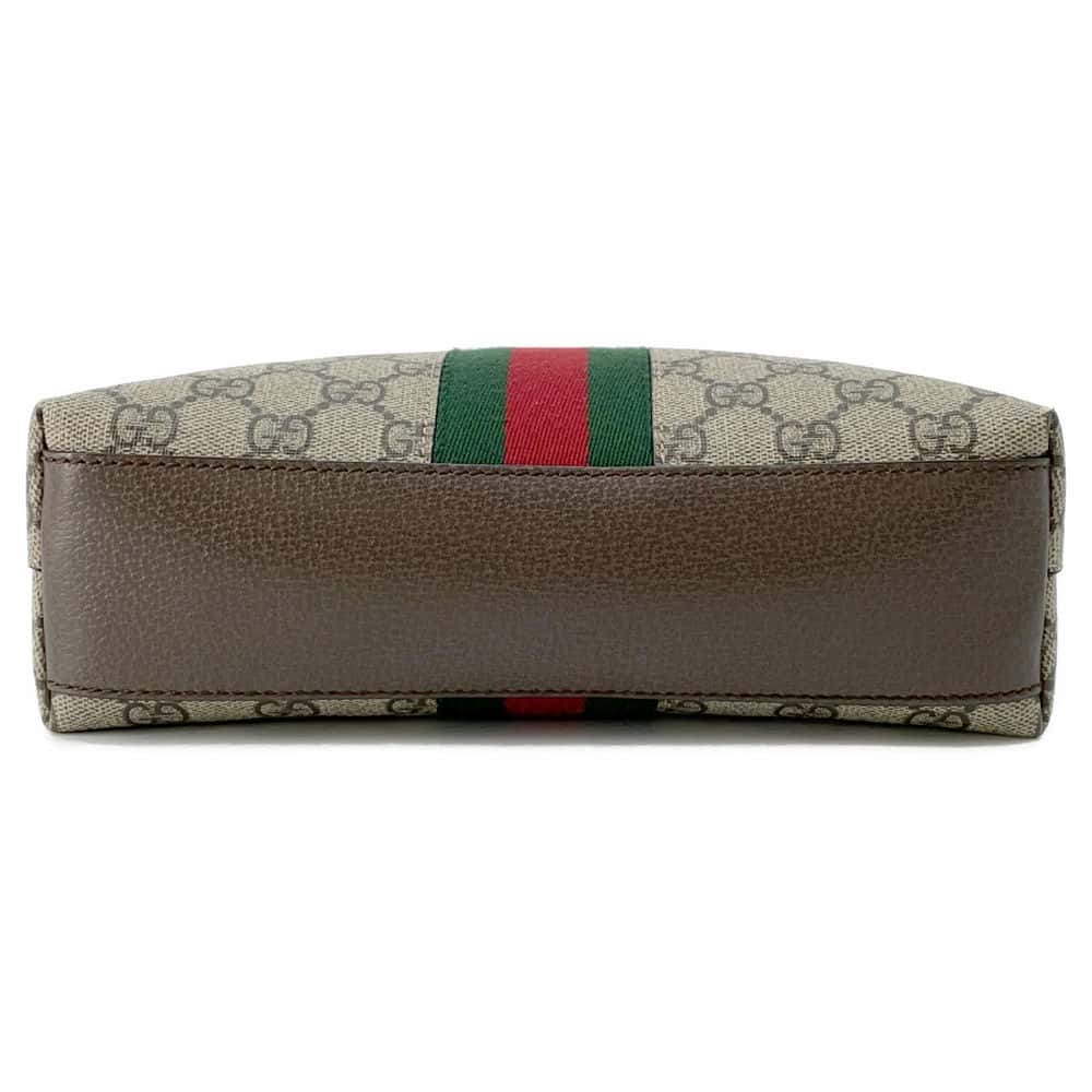 Gucci Leather Canvas Shoulder Bag